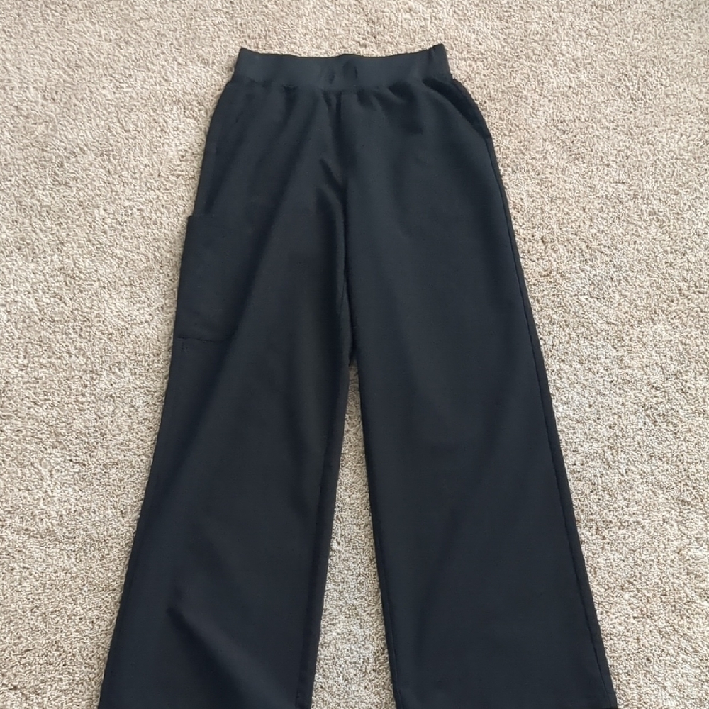Black Wide-Leg Pants